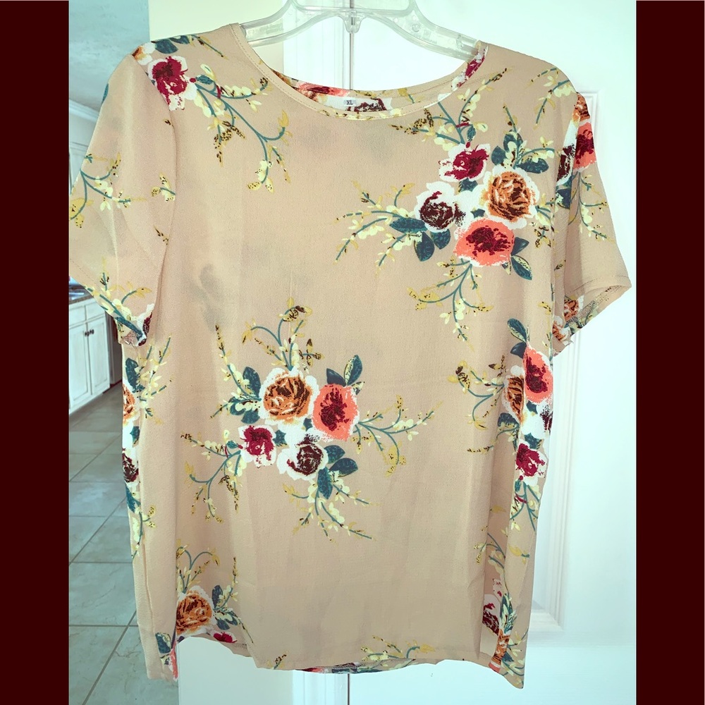 Thin Floral pattern blouse